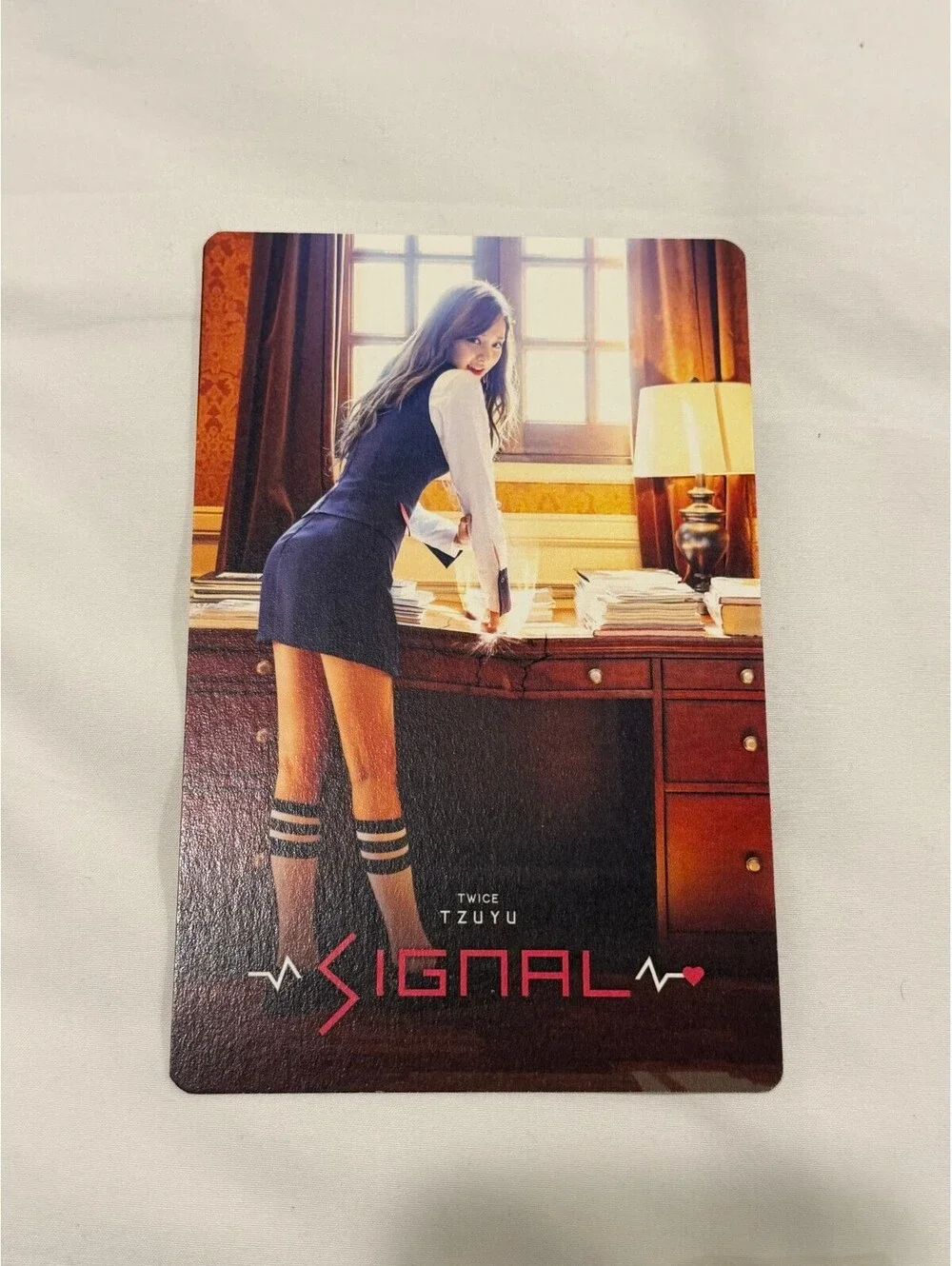 Twice Unofficial Tzuyu SIGNAL Postcard